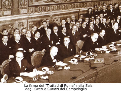 firma-trattati-Roma-CEE-EURATOM-1957